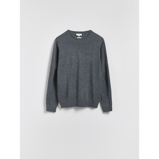 Reserved - Sweter z wełny merino - szary Reserved L Reserved