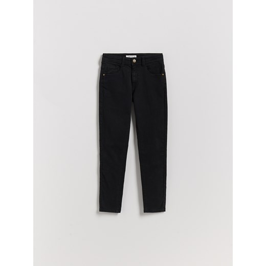 Reserved - Spodnie Slim fit - czarny ze sklepu Reserved w kategorii Spodnie chłopięce - zdjęcie 186435481