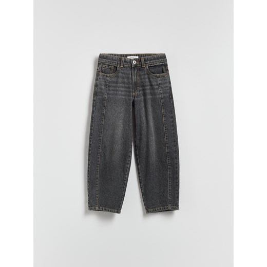 Reserved - Jeansy relaxed fit - szary ze sklepu Reserved w kategorii Spodnie chłopięce - zdjęcie 186436770