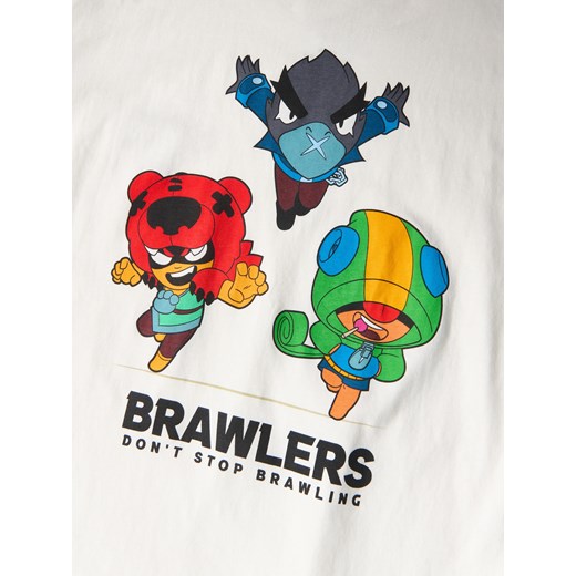 Reserved - Longsleeve Brawl Stars - złamana biel Reserved 116 (5-6 lat) Reserved