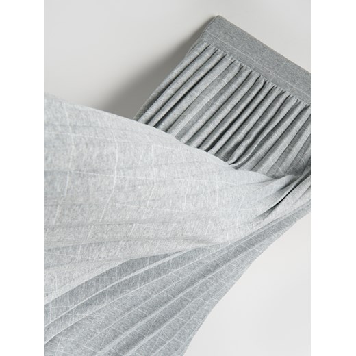 Reserved - Plisowana spódnica w kratę - ciemnoszary Reserved XL Reserved