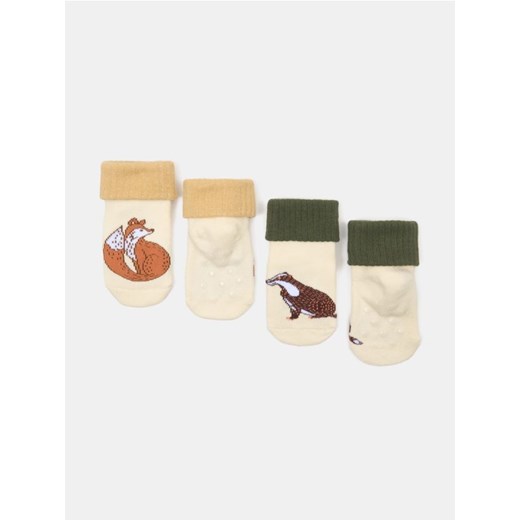 Sinsay - Skarpetki z nadrukiem 2 pack - wielobarwny - id: 074FZ-MLC - marki Sinsay - 186437891 Sinsay - Skarpetki z nadrukiem 2 pack - wielobarwny ze sklepu Sinsay w kategorii Skarpetki dziecięce - zdjęcie 186437891