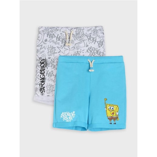 Sinsay - Szorty 2 pack SpongeBob - wielobarwny ze sklepu Sinsay w kategorii Spodenki chłopięce - zdjęcie 186437932