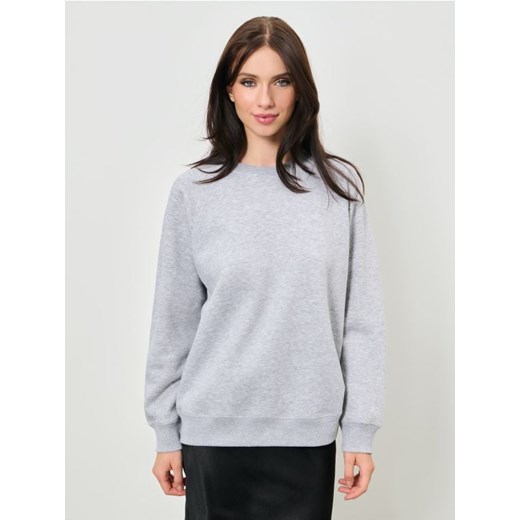 Sinsay - Bluza crewneck - szary ze sklepu Sinsay w kategorii Bluzy damskie - zdjęcie 186438014