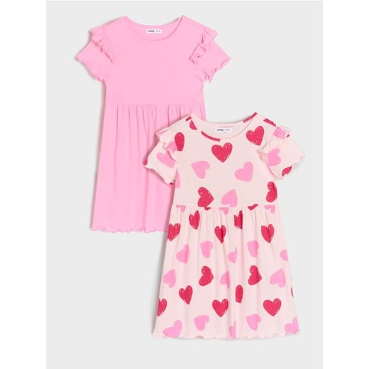 Sinsay - Sukienki 2 pack - wielobarwny ze sklepu Sinsay w kategorii Sukienki dziewczęce - zdjęcie 186438031