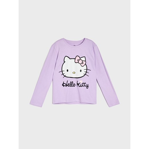 Sinsay - Piżama dwuczęściowa Hello Kitty - fioletowy Sinsay 122 (6-7 l) Sinsay