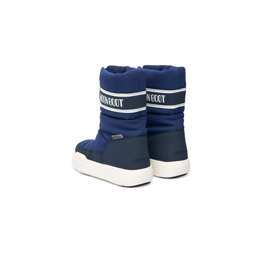 Śniegowce Moon Boot Jr Park Zip High Wp 80D3440080 D Granatowy Moon Boot 35 eobuwie.pl