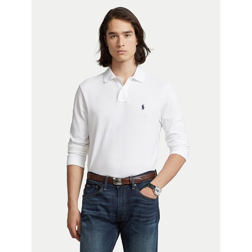Polo Ralph Lauren Polo 710681126001 Biały Slim Fit ze sklepu MODIVO w kategorii T-shirty męskie - zdjęcie 186438492