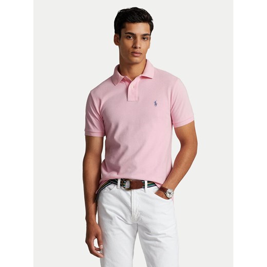 Polo Ralph Lauren Polo Core Replen 710795080 Różowy Slim Fit ze sklepu MODIVO w kategorii T-shirty męskie - zdjęcie 186438521