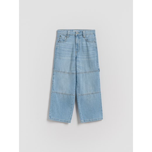 Reserved - Jeansy baggy - niebieski ze sklepu Reserved w kategorii Spodnie chłopięce - zdjęcie 186439042