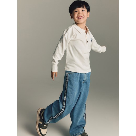 Reserved - Jeansy baggy - niebieski ze sklepu Reserved w kategorii Spodnie chłopięce - zdjęcie 186439054