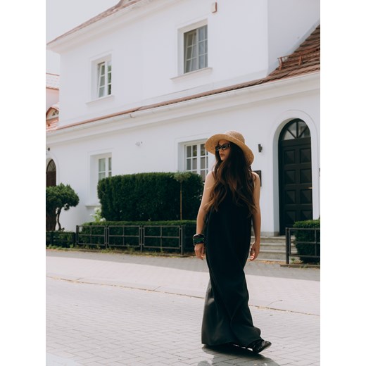 Reserved - Sukienka maxi z modalu - czarny ze sklepu Reserved w kategorii Sukienki - zdjęcie 186439131