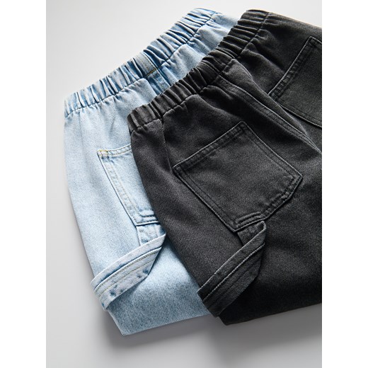 Reserved - Jeansy parachute - czarny Reserved 164 (13 lat) okazja Reserved