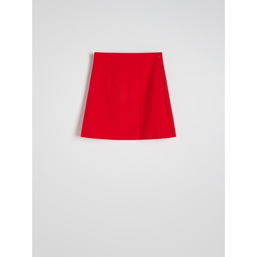 Reserved - Gładka spódnica mini - czerwony Reserved M okazja Reserved