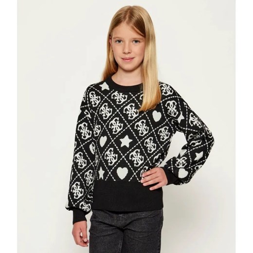 Guess Sweter | Regular Fit | z dodatkiem wełny ze sklepu Gomez Fashion Store w kategorii Swetry dziewczęce - zdjęcie 186441303