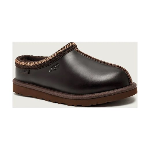 UGG Skórzane mule M TASMAN | z dodatkiem wełny ze sklepu Gomez Fashion Store w kategorii Klapki męskie - zdjęcie 186441322