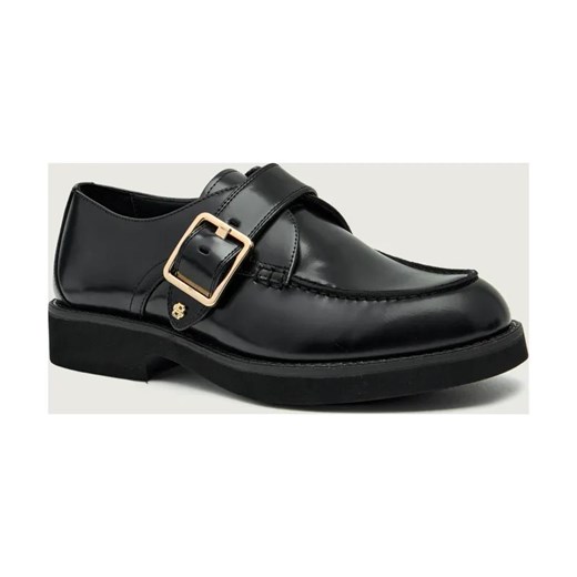 BOSS BLACK Skórzane loafersy Eleri_Monk_BOBK ze sklepu Gomez Fashion Store w kategorii Półbuty damskie - zdjęcie 186441394