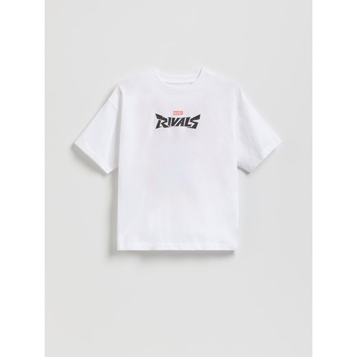 Reserved - T-shirt Marvel Rivals - biały ze sklepu Reserved w kategorii T-shirty chłopięce - zdjęcie 186443130