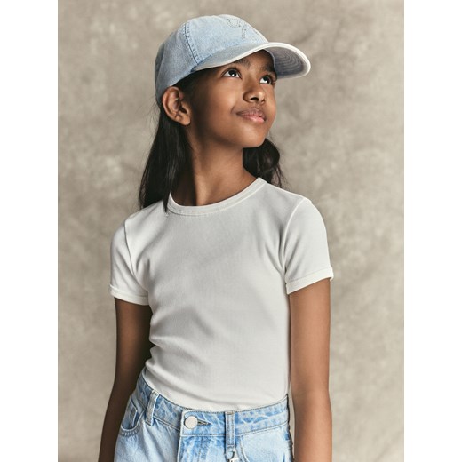 Reserved - Czapka z daszkiem - jasnoniebieski - id: 760GP-50X - marki Reserved - 186443683 Reserved - Czapka z daszkiem - jasnoniebieski ze sklepu Reserved w kategorii Czapki dziecięce - zdjęcie 186443683