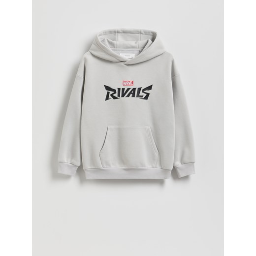 Reserved - Bluza Marvel Rivals - jasnoszary ze sklepu Reserved w kategorii Bluzy chłopięce - zdjęcie 186443870