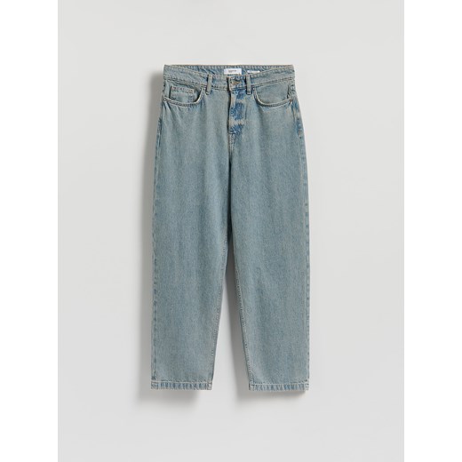 Reserved - Jeansy baggy tapered - indigo jeans ze sklepu Reserved w kategorii Jeansy męskie - zdjęcie 186443981