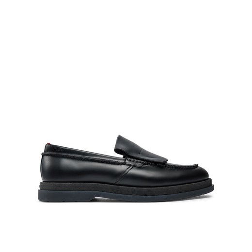 Loafersy HUGO Chaol_Mocc_BO 50522977 Czarny ze sklepu eobuwie.pl w kategorii Półbuty męskie - zdjęcie 186444501