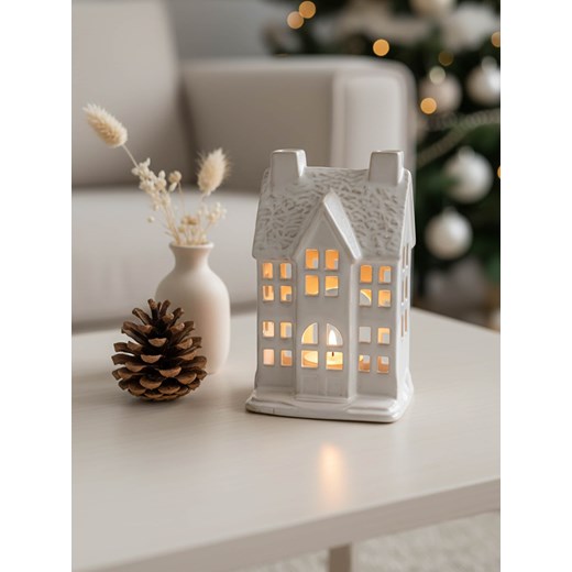 Sinsay - Świecznik świąteczny w kształcie domku - wielobarwny Sinsay One Size Sinsay