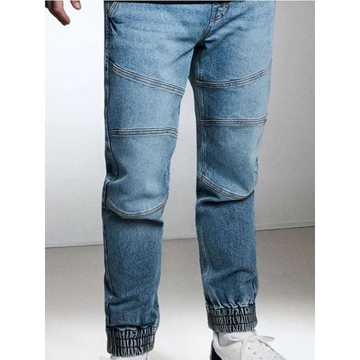 Sinsay - Spodnie jogger - niebieski Sinsay 32 Sinsay