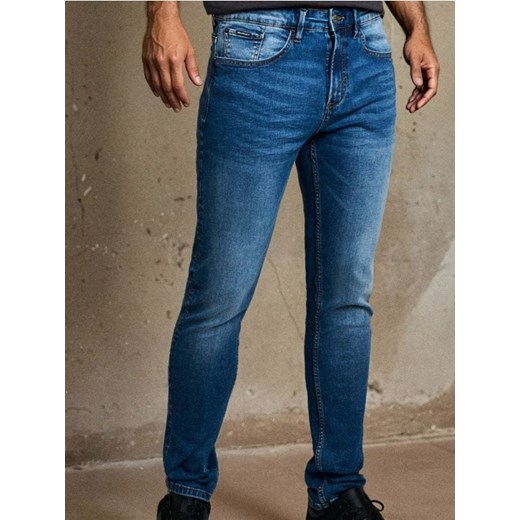 Sinsay - Jeansy skinny fit - niebieski ze sklepu Sinsay w kategorii Jeansy męskie - zdjęcie 186447270