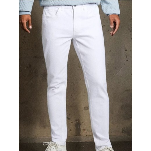 Sinsay - Jeansy slim - biały ze sklepu Sinsay w kategorii Jeansy męskie - zdjęcie 186447273