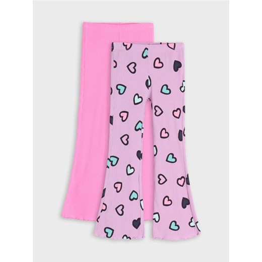 Sinsay - Spodnie 2 pack - wielobarwny ze sklepu Sinsay w kategorii Spodnie dziewczęce - zdjęcie 186447311