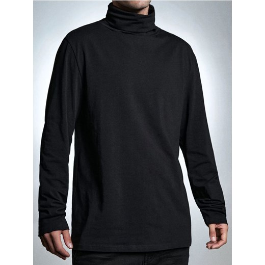 Sinsay - Bawełniany golf basic - czarny ze sklepu Sinsay w kategorii Swetry męskie - zdjęcie 186447332