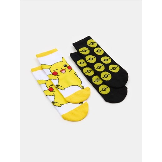 Sinsay - Skarpetki 2 pack Pokémon - wielobarwny ze sklepu Sinsay w kategorii Skarpetki dziecięce - zdjęcie 186447372
