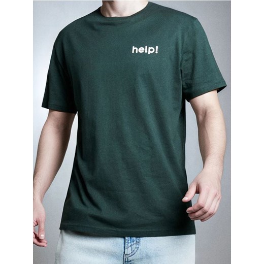 Sinsay - Koszulka - zielony ze sklepu Sinsay w kategorii T-shirty męskie - zdjęcie 186447392