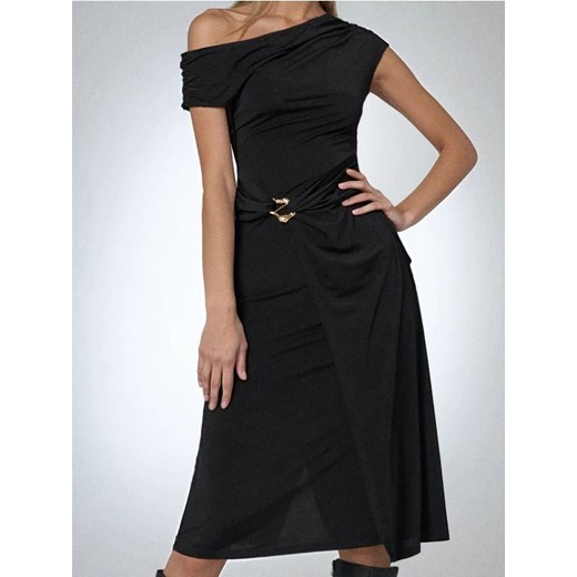 Sinsay - Elegancka sukienka midi - czarny ze sklepu Sinsay w kategorii Sukienki - zdjęcie 186447420