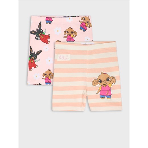 Sinsay - Krótkie legginsy 2 pack Bing - kremowy - id: 9547C-01X - marki Sinsay - 186447421 Sinsay - Krótkie legginsy 2 pack Bing - kremowy ze sklepu Sinsay w kategorii Spodenki dziewczęce - zdjęcie 186447421