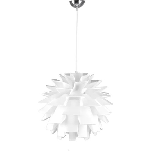 Biała nowoczesna lampa wisząca kula - S055-Bahama ze sklepu Edinos.pl w kategorii Lampy wiszące - zdjęcie 186447471