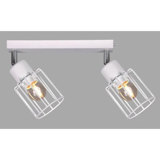 Biała lampa listwa sufitowa loft - S148-Syntio ze sklepu Edinos.pl w kategorii Lampy wiszące - zdjęcie 186447502