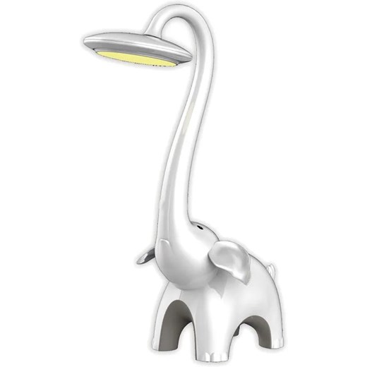 Biała lampka LED na biurko dla dzieci słonik T2-H04 ze sklepu Edinos.pl w kategorii Lampy stołowe - zdjęcie 186447523