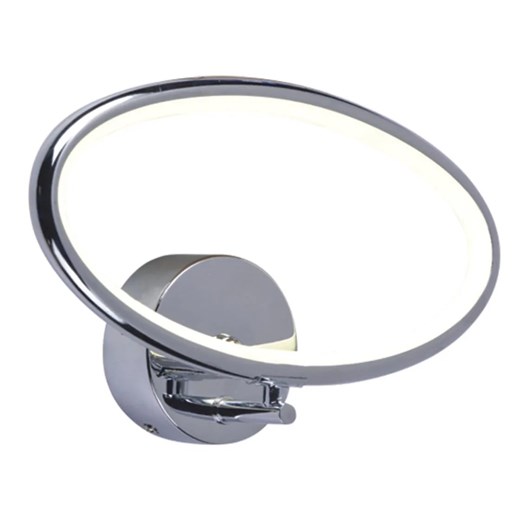Chromowany kinkiet ring LED - S523-Lopiko ze sklepu Edinos.pl w kategorii Lampy ścienne - zdjęcie 186447604