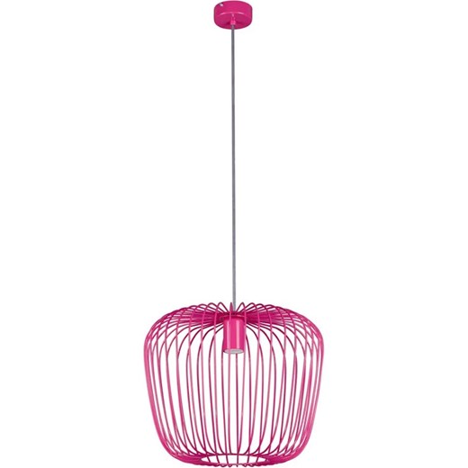 Ciemnoróżowa lampa wisząca loft dla dziewczynki - S547-Mekris ze sklepu Edinos.pl w kategorii Lampy wiszące - zdjęcie 186447622