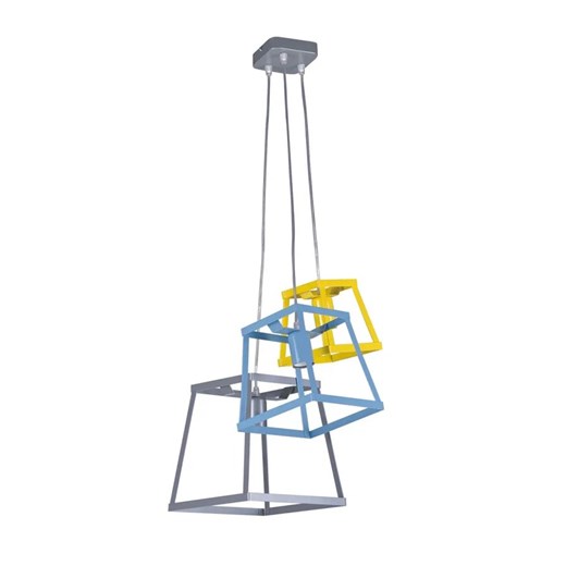 Nowoczesna lampa wisząca do pokoju dziecka - S552-Iksa ze sklepu Edinos.pl w kategorii Lampy wiszące - zdjęcie 186447631