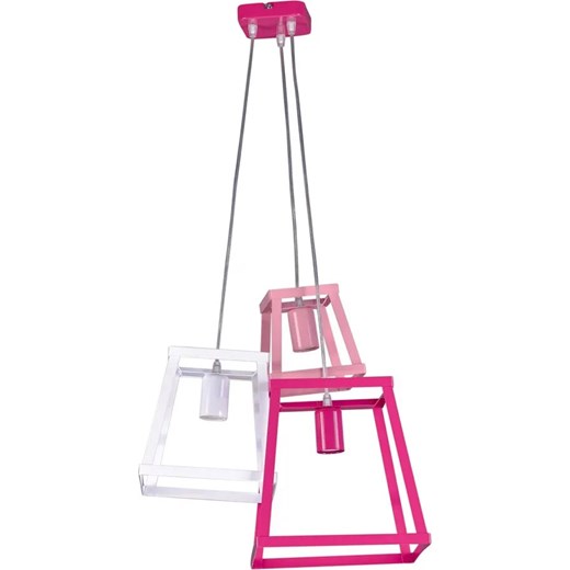 Młodzieżowa lampa wisząca geometryczna - S554-Iksa ze sklepu Edinos.pl w kategorii Lampy wiszące - zdjęcie 186447634