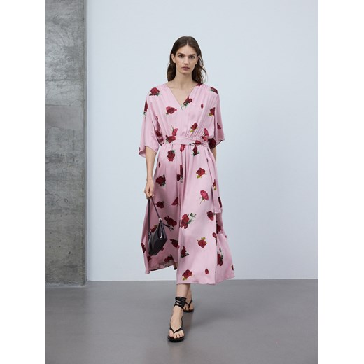 Reserved - Sukienka maxi w kwiaty - wielobarwny ze sklepu Reserved w kategorii Sukienki - zdjęcie 186448210