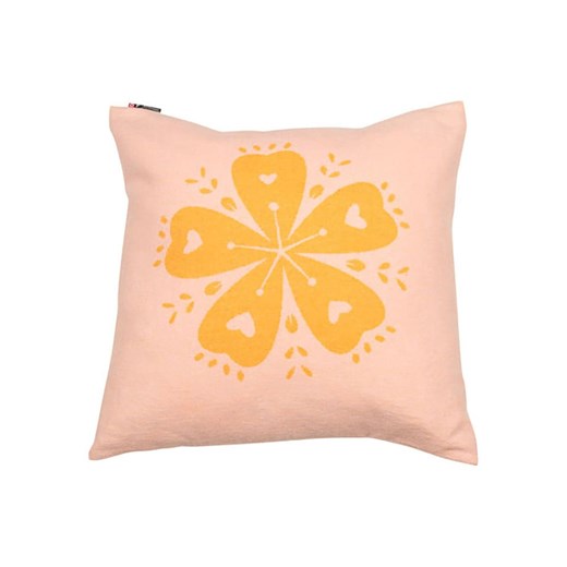 David Fussenegger Poszewka w kolorze pomarańczowo-jasnoróżowym na poduszkę ze sklepu Limango Polska w kategorii Poduszki dekoracyjne - zdjęcie 186449474
