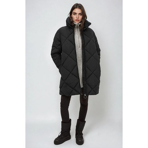 Monki Kurtka pikowana w kolorze czarnym Monki M promocja Limango Polska