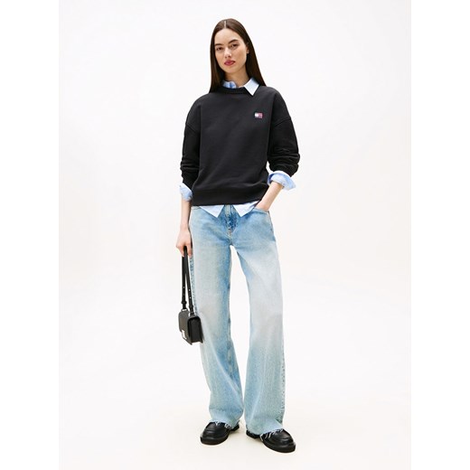 TOMMY JEANS Bluza w kolorze czarnym ze sklepu Limango Polska w kategorii Bluzy damskie - zdjęcie 186450273