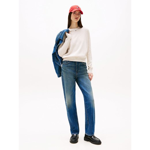 TOMMY JEANS Sweter w kolorze kremowym ze sklepu Limango Polska w kategorii Swetry damskie - zdjęcie 186450320