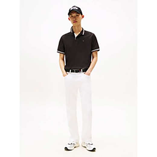TOMMY JEANS Koszulka polo w kolorze czarnym ze sklepu Limango Polska w kategorii T-shirty męskie - zdjęcie 186450350