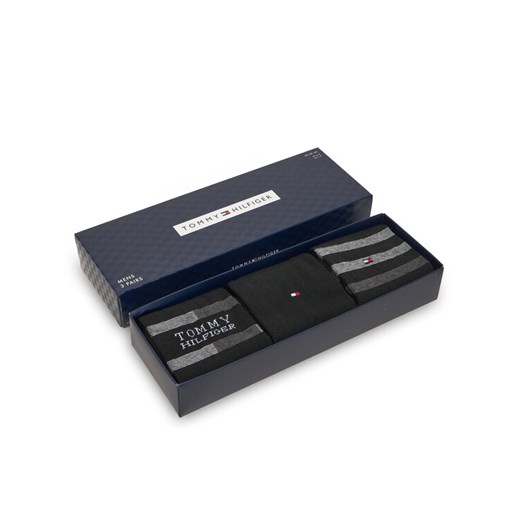 Tommy Hilfiger Skarpety długie 701235376 Czarny ze sklepu MODIVO w kategorii Skarpetki męskie - zdjęcie 186450430